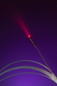 Laser used in vein ablation treatment process